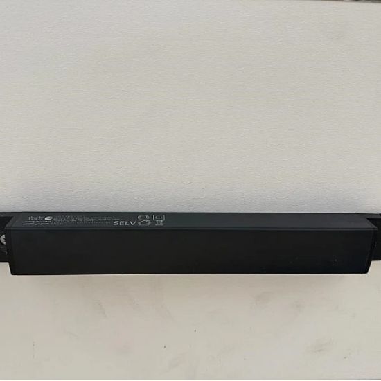 صورة ترنس محول كهربائي مجرى مغناطيس (المخفي) 48 فولت اسود 200 واط 